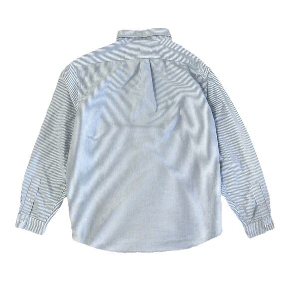 Polo Ralph Lauren Men’s Blue White Striped Button Up Shirt Long Sleeve Size XXL - Picture 9 of 9